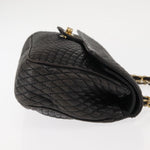 Bally Vintage Chain Shoulder Bag Quilted Leather - image 3