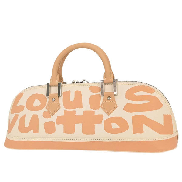 Louis Vuitton Alma Handbag Limited Edition Graffiti Leather Horizontal