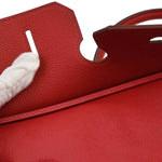 Hermes Birkin Handbag Red Togo with Palladium Hardware 35 - image 19