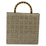 Chanel Vintage Chocolate Bar Tote Leather - image 18