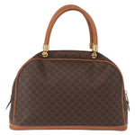 Celine Vintage Macadam Handbag Canvas and Leather - image 2