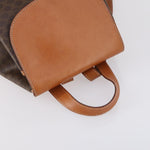 Celine Vintage Macadam Backpack Canvas and Leather - image 8