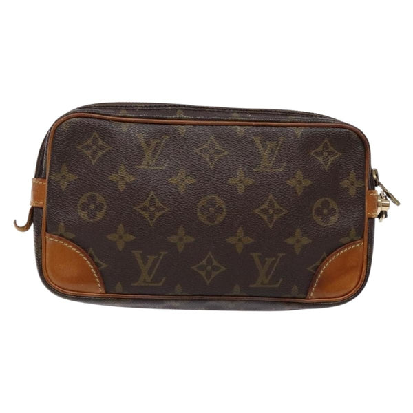 Louis Vuitton Marly Dragonne Clutch Monogram Canvas PM