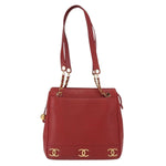 Chanel Vintage Metal CC Shoulder Bag Caviar Medium - image 18