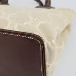Celine Vintage Macadam Handbag Canvas and Leather - image 10
