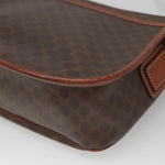 Celine Vintage Macadam Shoulder Bag Canvas and Leather - image 12
