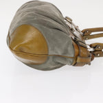 Salvatore Ferragamo Gancini handbag Suede - image 3