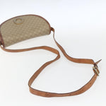 Celine Vintage Macadam Circle Logo Shoulder Bag Canvas and Leather - image 8