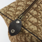 Christian Dior Vintage Trotter Boston Bag Diorissimo Canvas Large - image 14