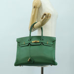 Hermes Birkin Handbag Green Togo with Gold Hardware 35 - image 16