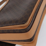 Celine Vintage Macadam Shoulder Bag Canvas and Leather - image 11