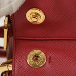 Prada Double Zip Lux Tote Saffiano Leather Medium - image 14