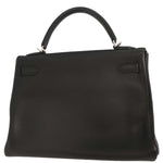 Hermes Kelly Handbag Black Togo with Gold Hardware 32 - image 2