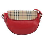 Burberry Maydown Crossbody Bag Haymarket Coated Canvas and Leather Small - image 2