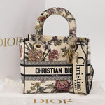Christian Dior Lady D-Lite Bag Embroidered Canvas Medium - image 15