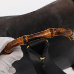 Gucci Vintage Bamboo Backpack Suede Medium - image 14