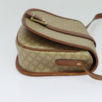Celine Vintage Macadam Shoulder Bag Canvas and Leather - image 4