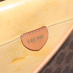 Celine Vintage Macadam Shoulder Bag Canvas and Leather - image 7