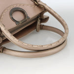 Salvatore Ferragamo Gancini handbag Leather - image 8