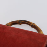 Gucci Vintage Bamboo Backpack Suede Medium - image 14
