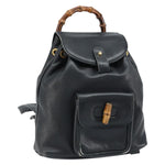 Gucci Vintage Bamboo Backpack Leather Mini - image 15