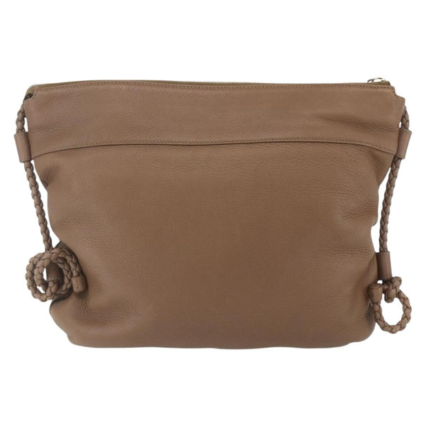Gucci Braided Strap Zip Messenger Leather Medium
