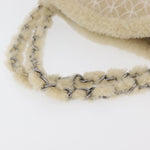 Chanel Vintage Embroidered CC Chain Tote Quilted Suede and Shearling - image 17