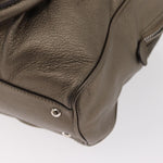 Salvatore Ferragamo Gancini Buckle Shoulder Bag Leather Large - image 11