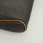 Christian Dior Vintage Honeycomb Zip Pouch Canvas and Leather - image 7