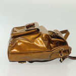 Gucci Vintage Bamboo Backpack Patent Mini - image 3