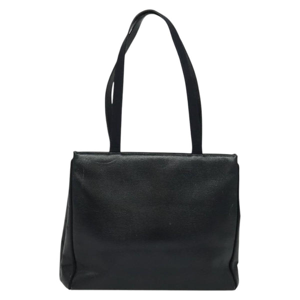 Salvatore Ferragamo Vintage Vara Bow Tote Lizard Embossed Leather Medium