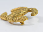 Chanel CC Brooch Textured Metal - image 7