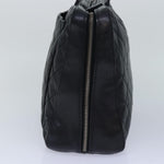 Chanel Vintage CC Zip Around Bowler Bag Quilted Caviar Medium - image 3
