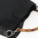 Gucci Vintage Bamboo Handle Open Hobo Nylon Medium - image 15
