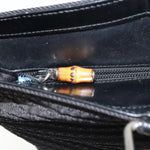 Gucci Vintage Bamboo Handle Bag Nylon - image 17