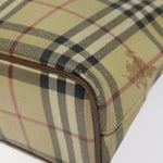 Burberry Top Handle Tote Haymarket Coated Canvas Medium - image 10