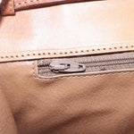 Celine Vintage Macadam Circle Logo Shoulder Bag Canvas and Leather - image 17