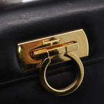 Salvatore Ferragamo Gancini handbag Leather - image 12