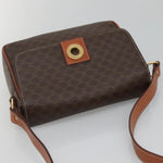 Celine Vintage Macadam Shoulder Bag Canvas and Leather - image 15