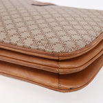 Celine Vintage Macadam Shoulder Bag Canvas and Leather - image 12