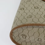 Christian Dior Vintage Honeycomb Shoulder Bag Canvas and Leather - image 8