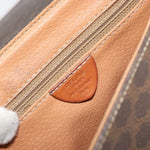 Celine Vintage Macadam Shoulder Bag Canvas and Leather - image 6