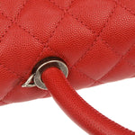 Chanel Coco Top Handle Bag Quilted Caviar Medium - image 6
