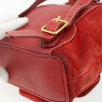 Gucci Gucci bamboo backpack daim mini - image 11