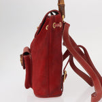 Gucci Vintage Bamboo Backpack Leather Mini - image 3