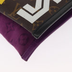 Louis Vuitton Double Flat Messenger Bag Limited Edition Logo Story Monogram Canvas and Denim - image 11