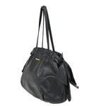 Prada Bow Tie Pleated Tote Leather Large - image 3