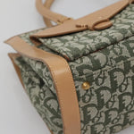 Christian Dior Vintage Trotter Double Pocket Tote Diorissimo Canvas Large - image 11