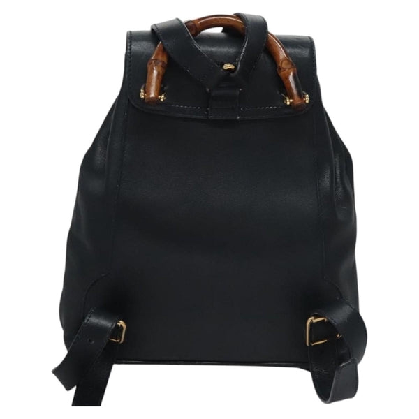 Gucci Vintage Bamboo Backpack Leather Mini