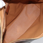 Celine Vintage Macadam Shoulder Bag Canvas and Leather - image 5